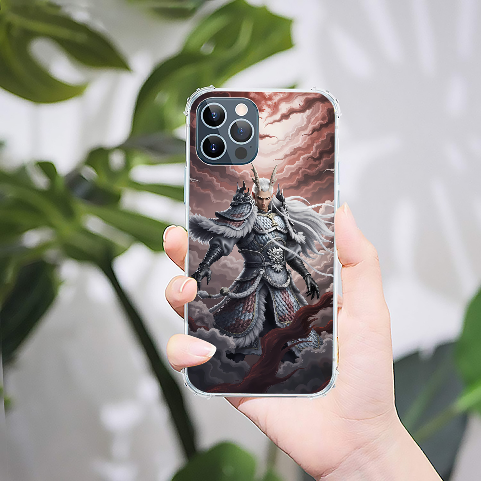 （画像用） Ne Zha 2 ナタ 魔童の大暴れ 【iPhone 12シリーズ対応】透明スマホケース（クリアソフトケース）
